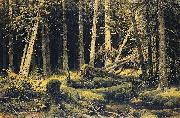 Ivan Shishkin Wind-Fallen Trees Spain oil painting artist